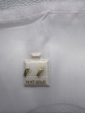 Aretes San Benito Oro 14K – 14K Gold St. Benedict Earrings
