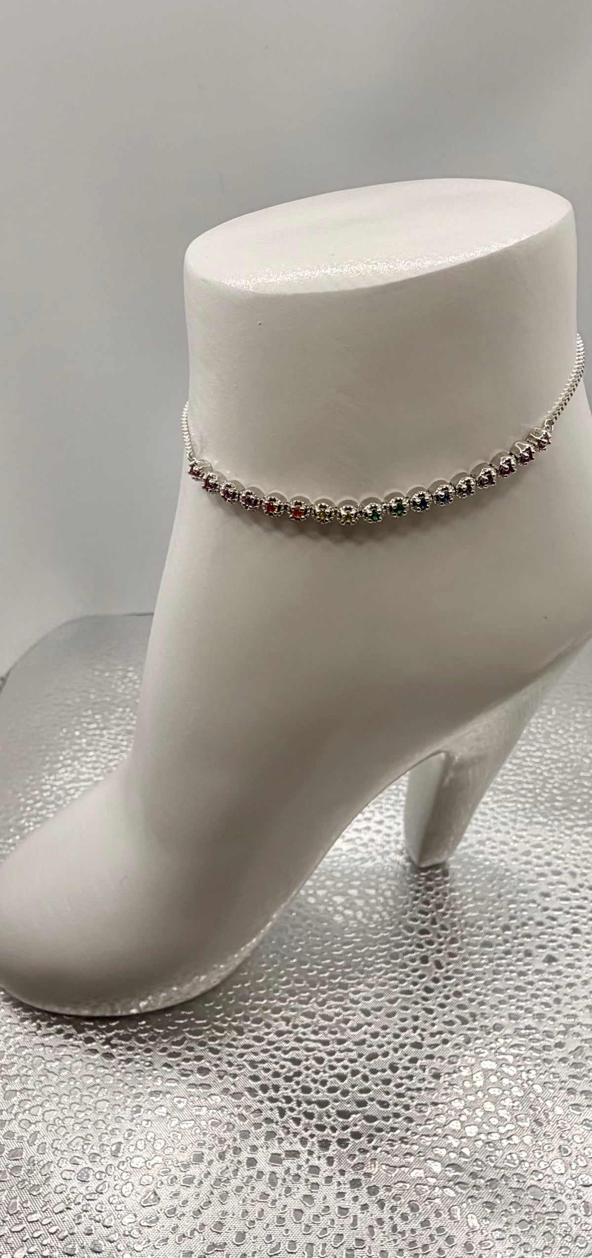 Silver 925 Multicolor CZ Bracelet – Women’s Jewelry