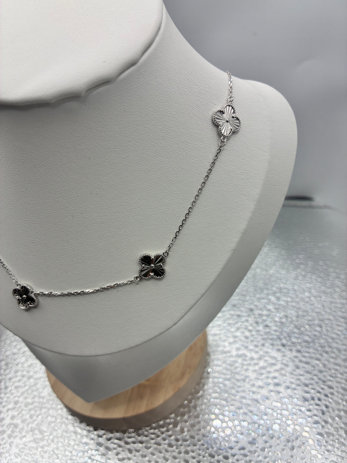 925 Silver Four-Leaf Clover Necklace 🍀