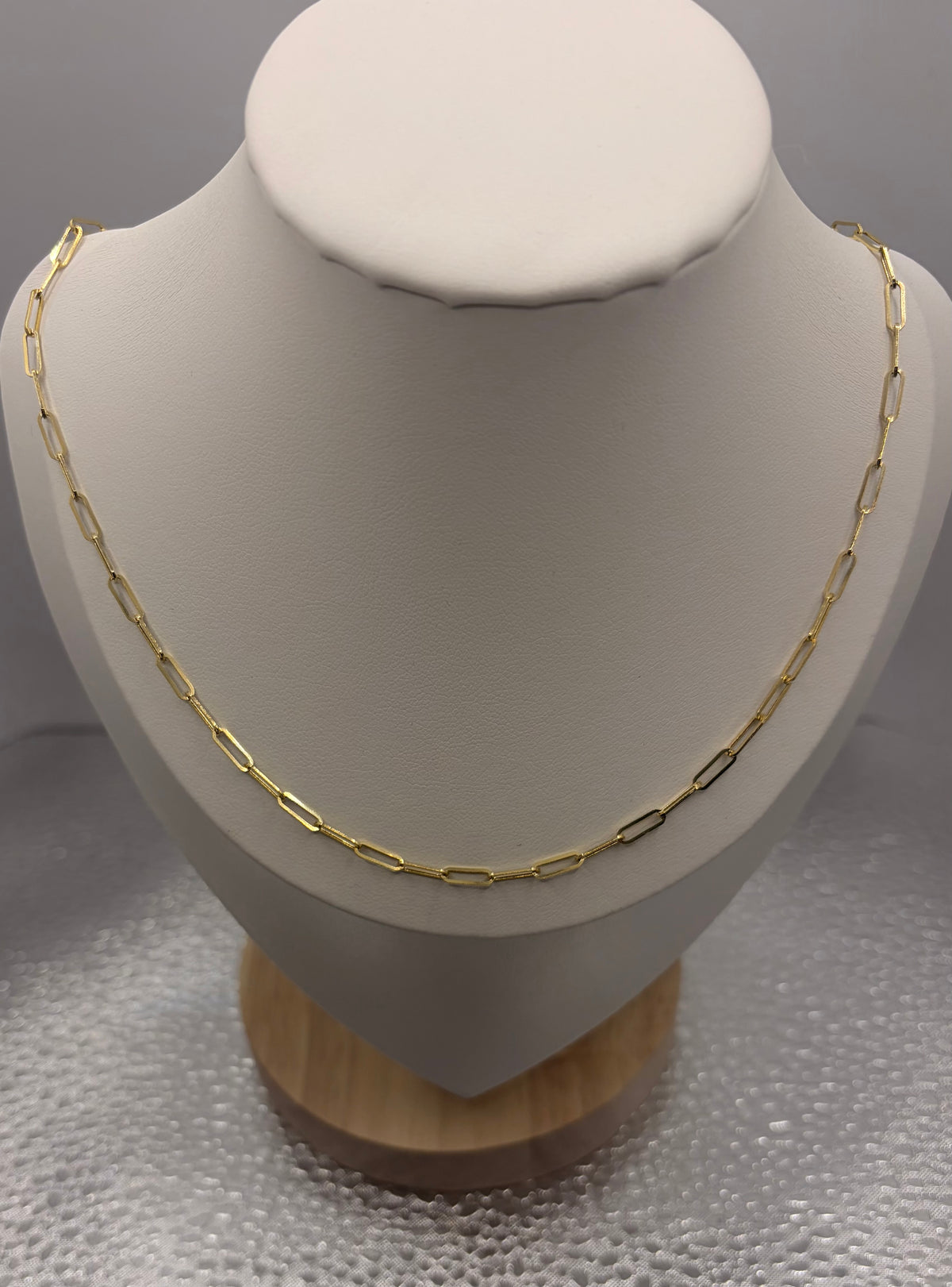 ✨ Cadena Paperclip Oro 14K – 20” | 14K Gold Paperclip Chain