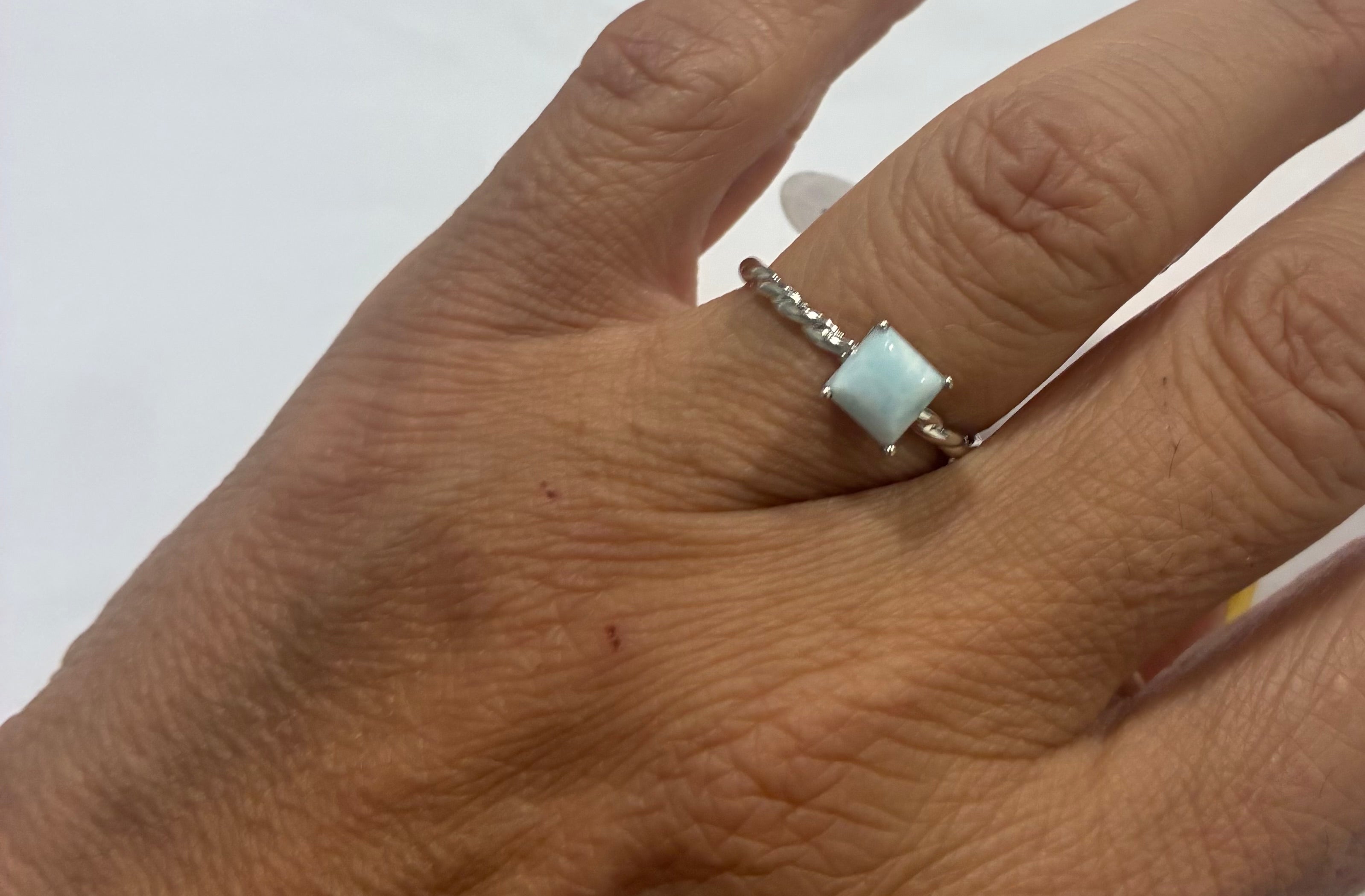 Sky Blue Stone Silver  925 Ring
