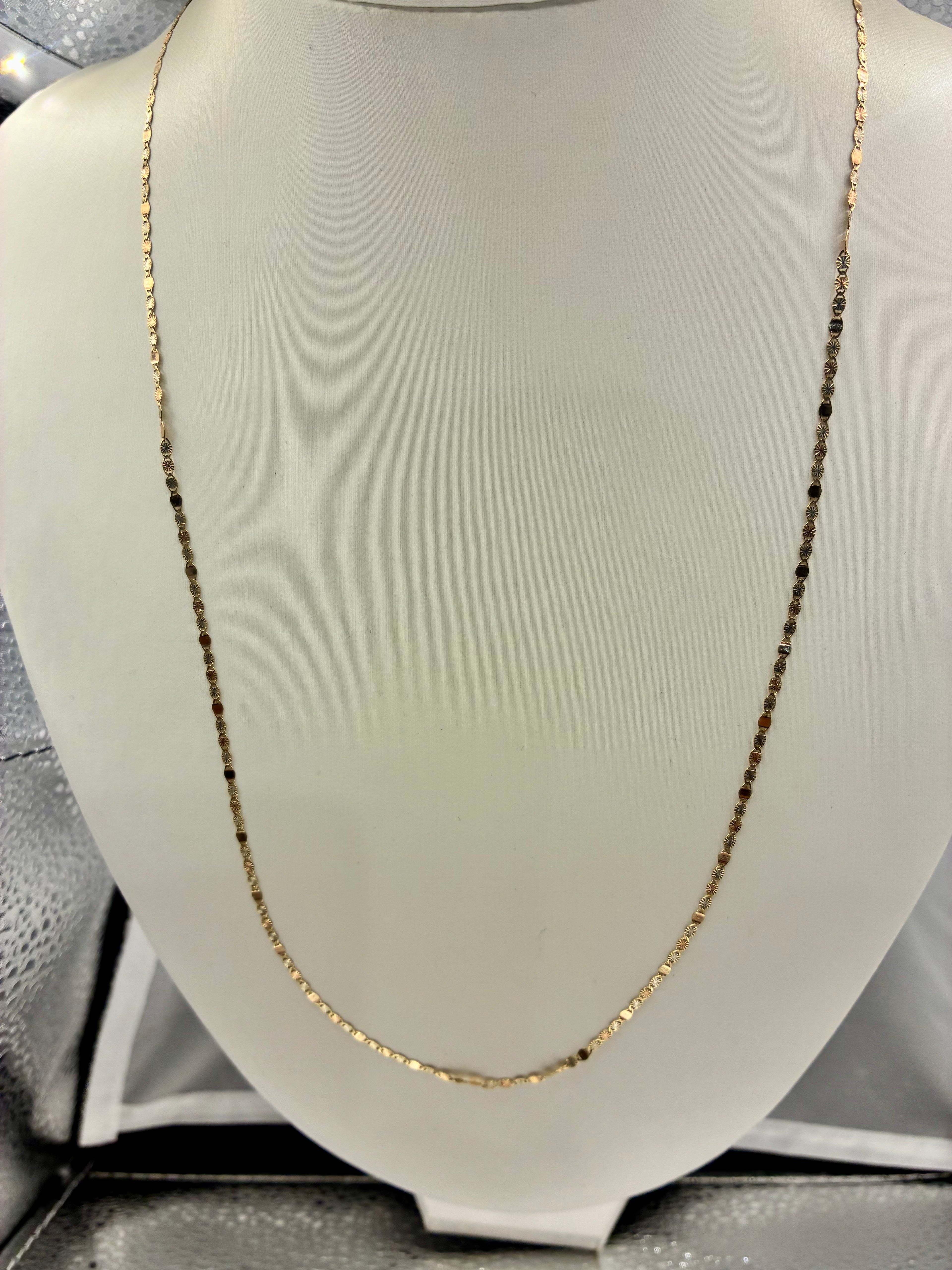 14 K necklace